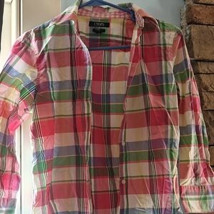 Chaps Colorful Plaid Shirt